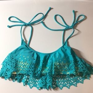 Victoria's Secret PINK flounce swimsuit top